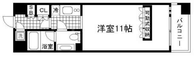 デュオン新大阪レジデンスの間取り