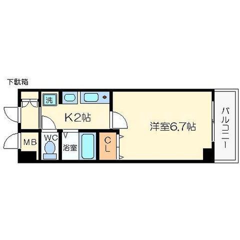 プレサンス新大阪ステーションフロントの間取り