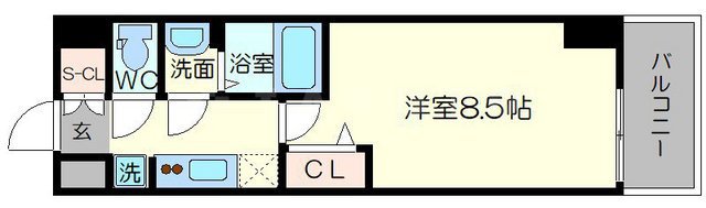 PHOENIX新大阪の間取り