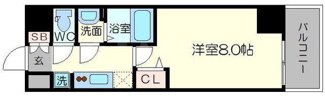 PHOENIX新大阪の間取り