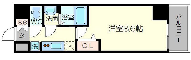 PHOENIX新大阪の間取り