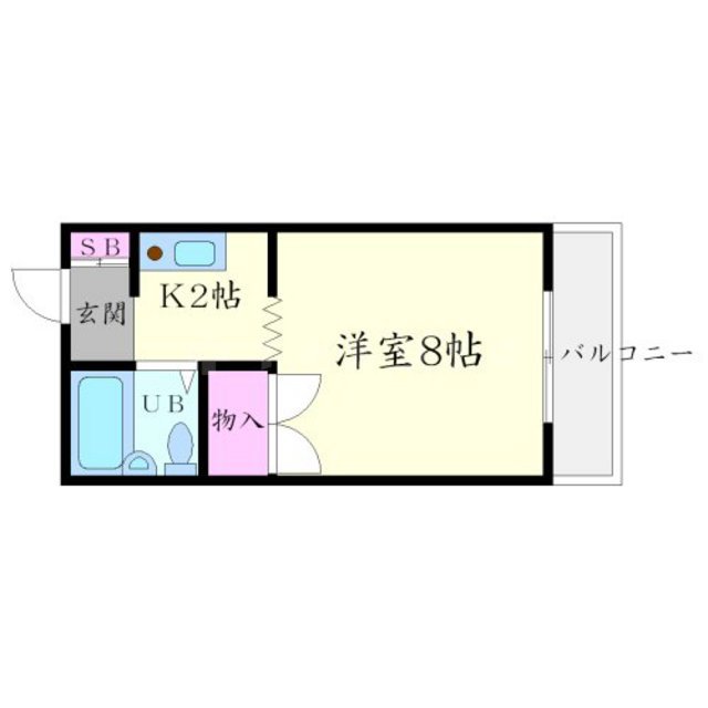 シャルムハイツ小野原の間取り