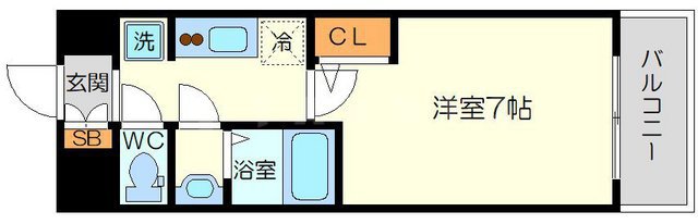セレニテ新大阪プリエの間取り