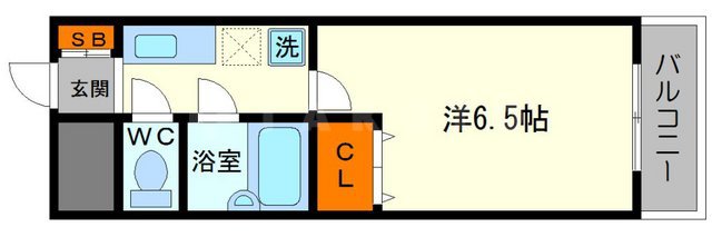 ローズコーポ新大阪８の間取り