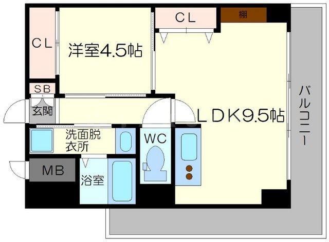 サムティ新大阪WESTの間取り