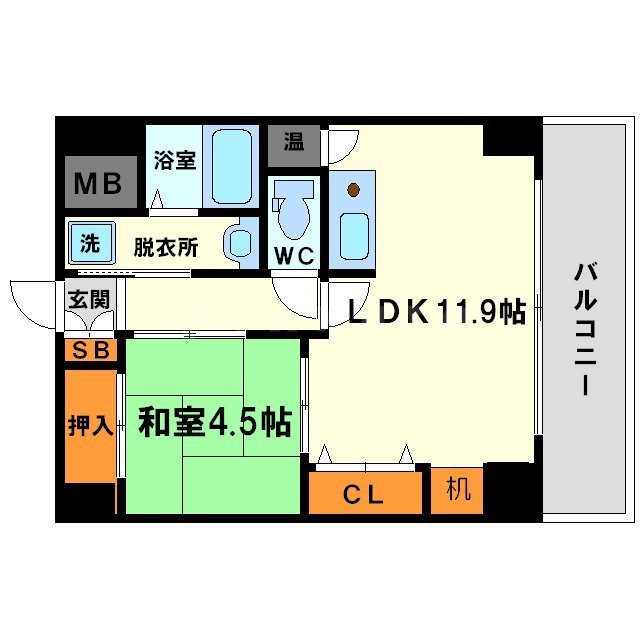 サムティ新大阪WESTの間取り