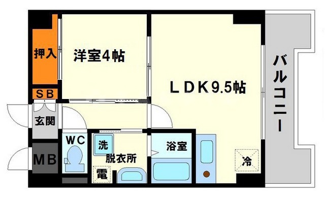 サムティ新大阪WESTの間取り