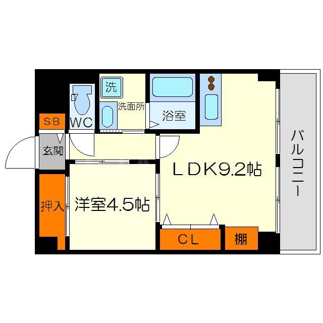 サムティ新大阪WESTの間取り