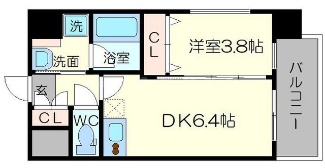エスタート御幣島の間取り