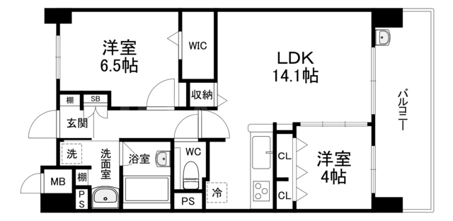 2/30 間取