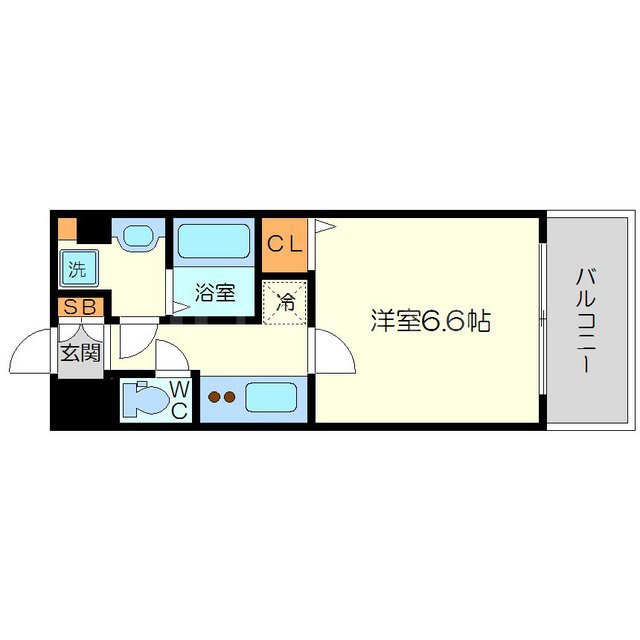 S-RESIDENCE新大阪Ridenteの間取り