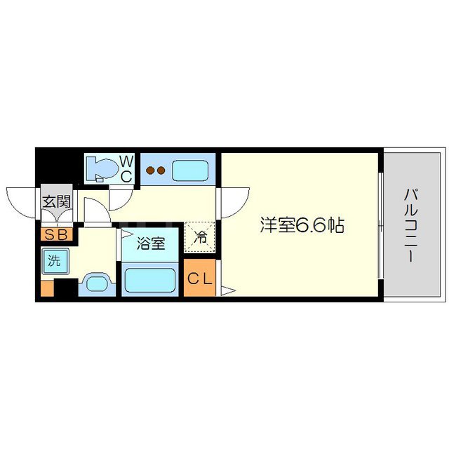 S-RESIDENCE新大阪Ridenteの間取り