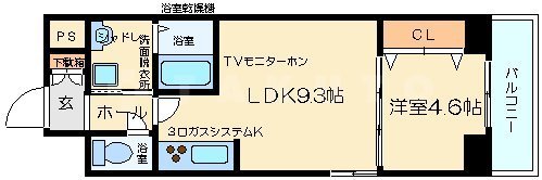 セノアタワー新大阪の間取り