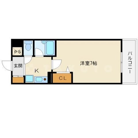 エスリード同心第2の間取り