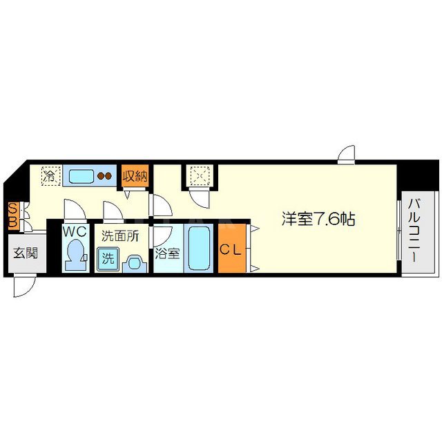 グレンパーク新大阪Ⅱの間取り