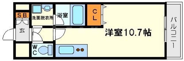 グレンパーク新大阪Ⅱの間取り
