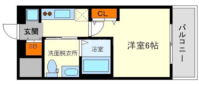 エステムコート新大阪Ⅷレヴォリスの間取り