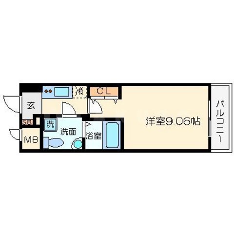 セレニテ新大阪弐番館の間取り