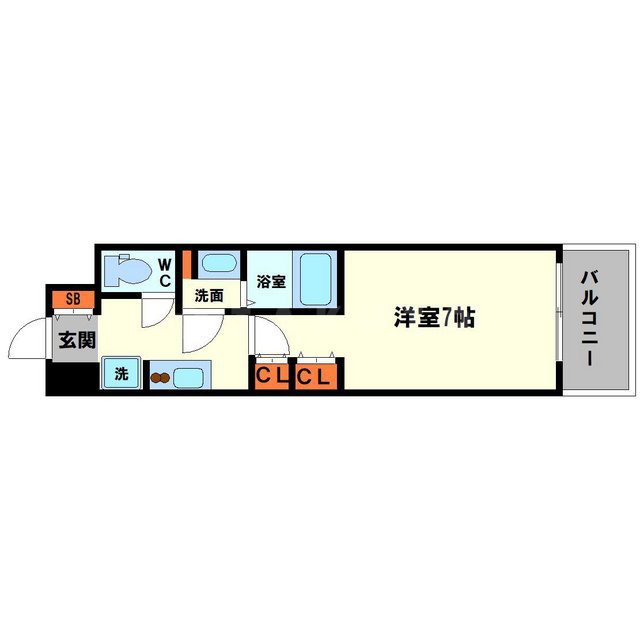 コンフォリア・リヴ新大阪Qの間取り