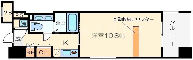 デュオン新大阪レジデンスの間取り