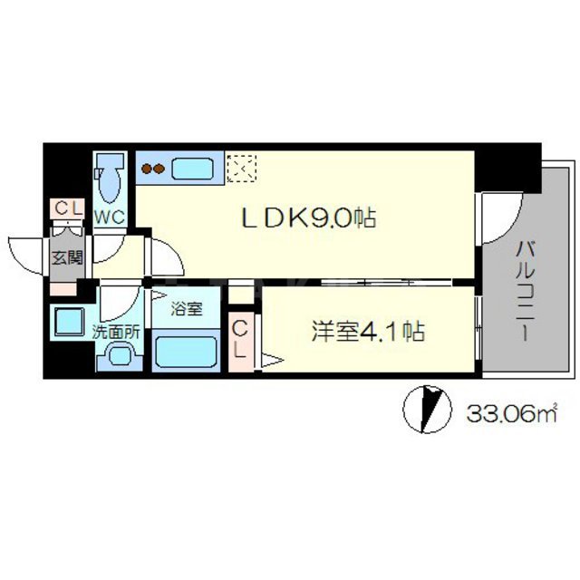 アドバンス新大阪ウエストゲートⅡの間取り