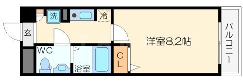 アーデン新大阪の間取り