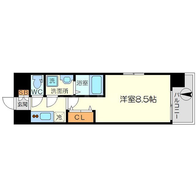 ジュネス新大阪レジデンスの間取り