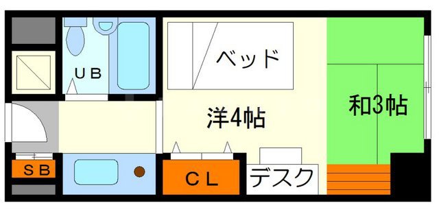 ステュディオ新御堂の間取り