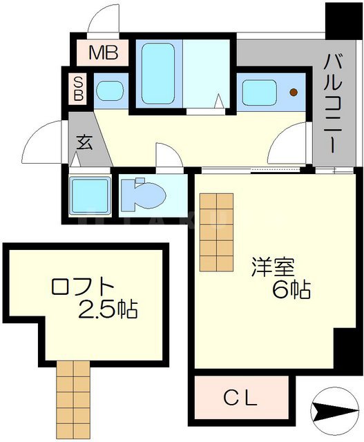 エステムコート新大阪Ⅲステーションプラザの間取り