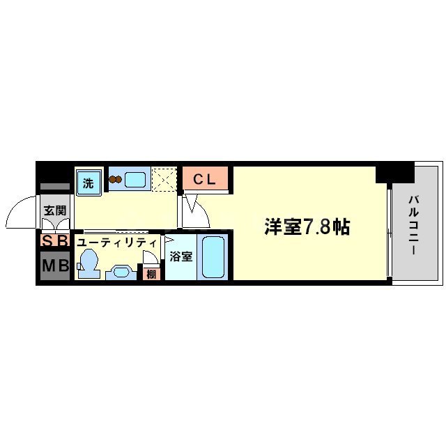 エステムコート新大阪Ⅵエキスプレイスの間取り