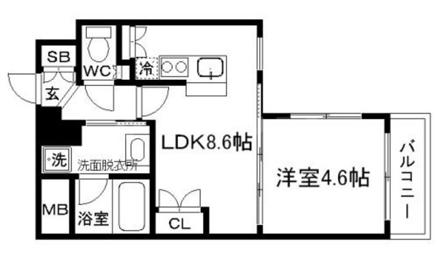クレアール新大阪の間取り