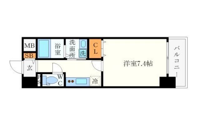 セレッソコート新大阪の間取り