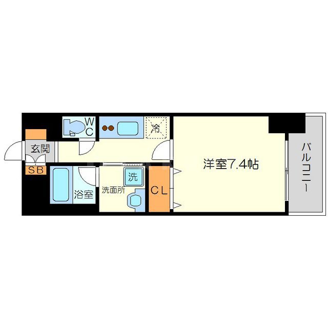 セレッソコート新大阪の間取り