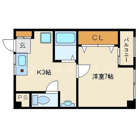 メゾンポルタの間取り