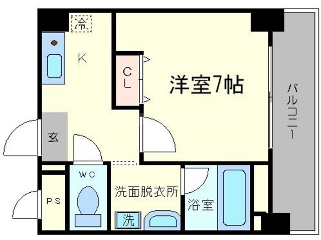インペリアル靭本町の間取り