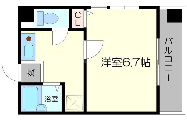 FLAT34深江橋の間取り
