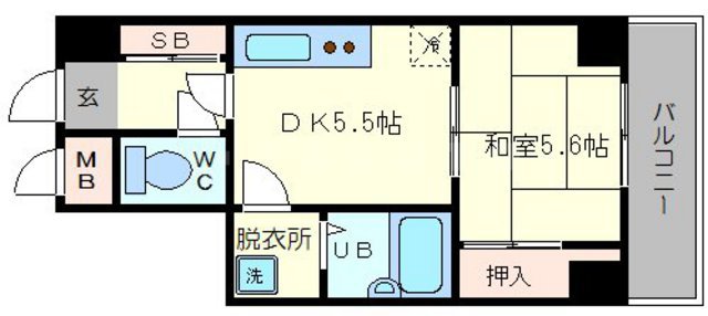 ライオンズマンション御堂本町の間取り