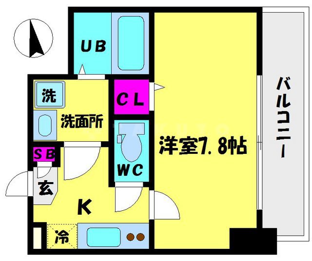 M´プラザ玉造の間取り