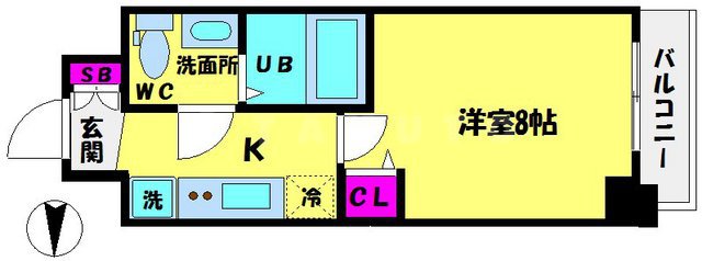 M´プラザ玉造の間取り