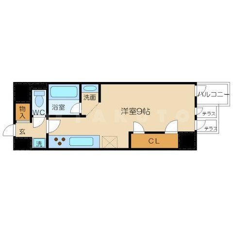 KDX堺筋本町レジデンスの間取り