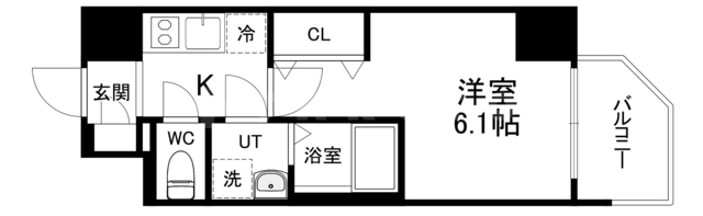 エスリードレジデンス大阪弁天町の間取り
