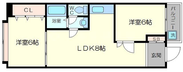 WHITE HEIGHTSの間取り