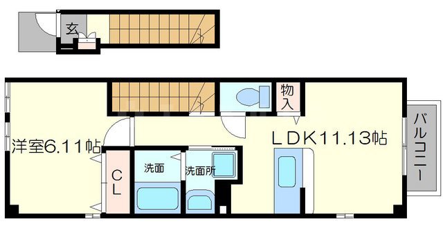 ソレイユドゥの間取り
