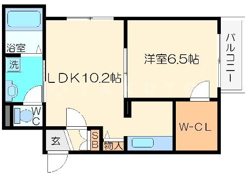 ブルーキューブの間取り