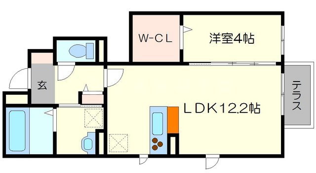 シャルマン井高野の間取り