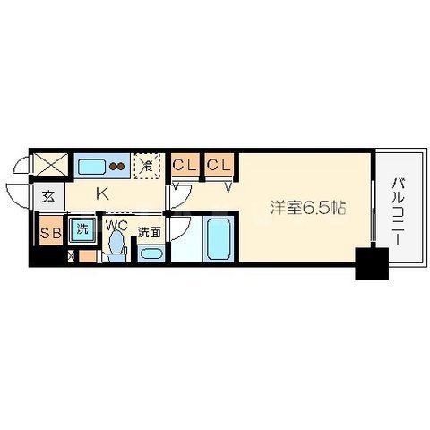 ユーレジデンス淀屋橋(旧ジュネーゼグラン淀屋橋)の間取り