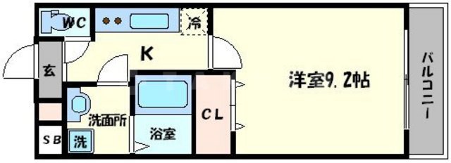 フジパレス城東諏訪Ⅵ番館の間取り
