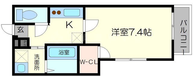 フジパレス小松サウスの間取り