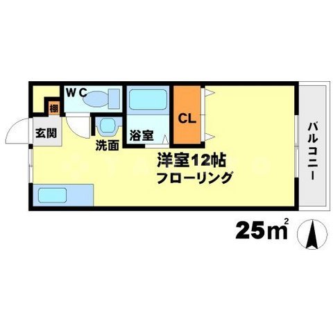 グリーンコーポタナカA棟の間取り