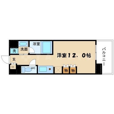 KDXレジデンス本町橋の間取り